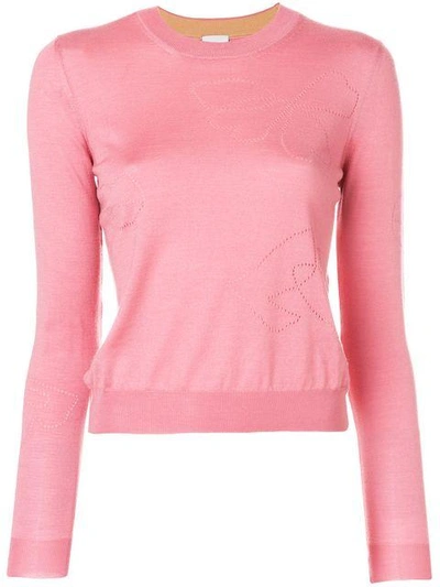 Shop Paul Smith Embroidered Fitted Sweater