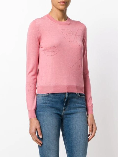 Shop Paul Smith Embroidered Fitted Sweater