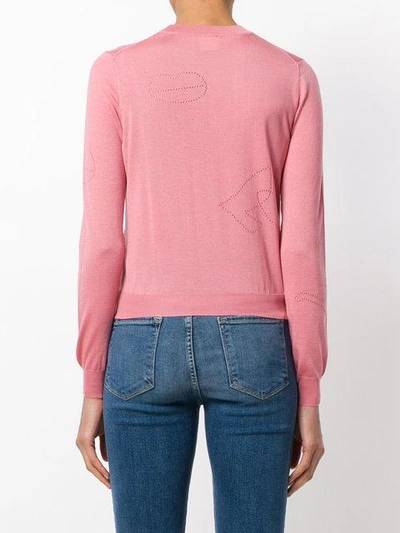 Shop Paul Smith Embroidered Fitted Sweater