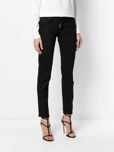 Shop Dsquared2 Be Cool Be Nice Skinny Jeans In Black