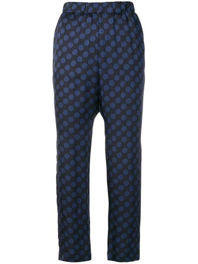 Shop Kiltie Polka Dotted Trousers - Blue