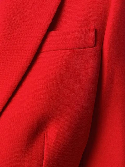 Shop Alexander Mcqueen Slim Fit Blazer In Red