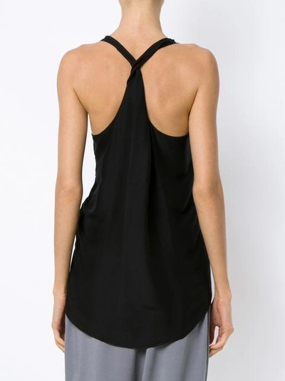 Shop Uma Raquel Davidowicz Racerback Tank Top In Black