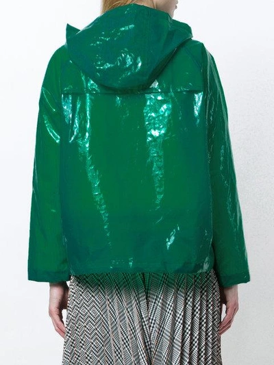Shop Aspesi Translucent Rain Jacket In 01008