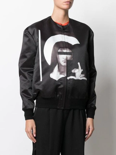 Givenchy Madonna Printed Bomber Jacket In Black | ModeSens