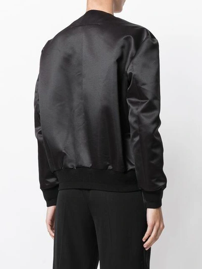 Shop Givenchy Madonna Printed Bomber Jacket In Black