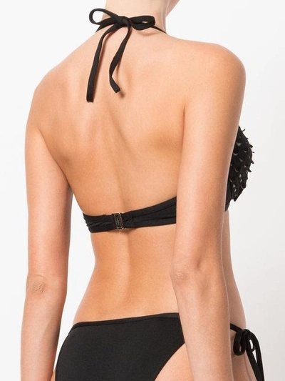 Shop La Perla Onyx Bikini Top In Black