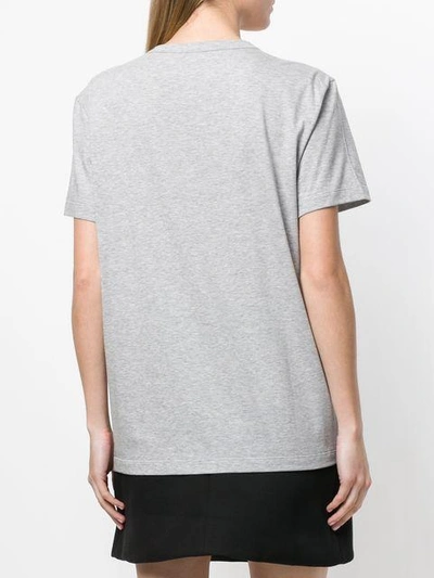 Shop Moncler Crew Neck Short-sleeve T-shirt In Grey