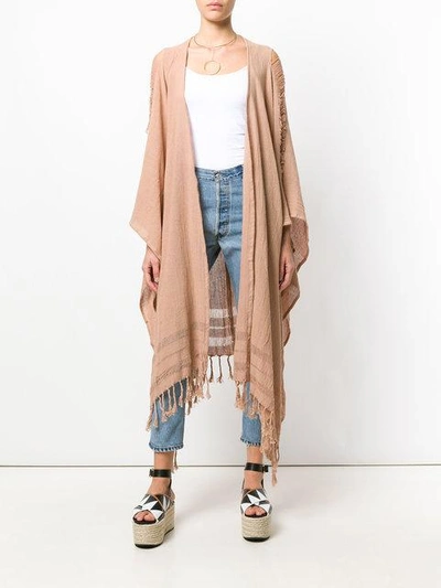 Shop Caravana Yun Caax Cardigan In Brown