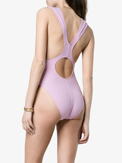 Shop Araks Pink Jireh Cutout Swimsuit