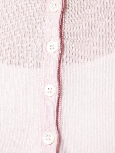 Shop Thom Browne Relaxed Fit Polo Shirt In Pink