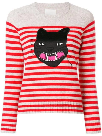 Shop Zadig & Voltaire Lilo Striped Cat Jumper