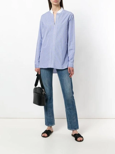 MARIE MAROT MARY STRIPED SHIRT MARYNAVY12863422