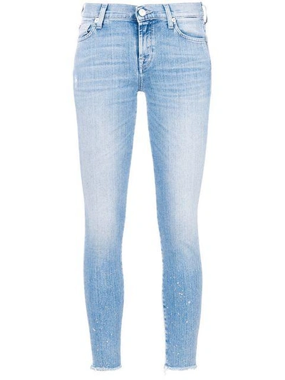 Shop 7 For All Mankind Cropped Skinny Jeans
