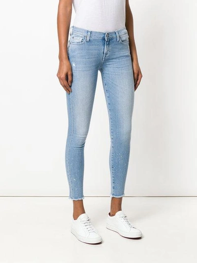 Shop 7 For All Mankind Cropped Skinny Jeans