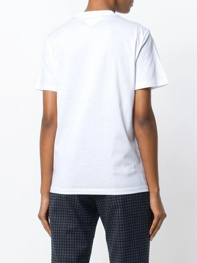 Shop Prada Printed T-shirt - White