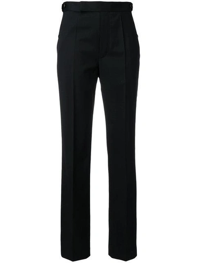 Shop Helmut Lang Tailored Trousers In Black