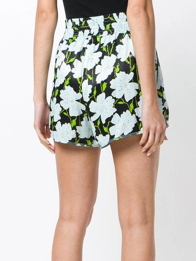 Shop Off-white Floral Shorts In Multicolour