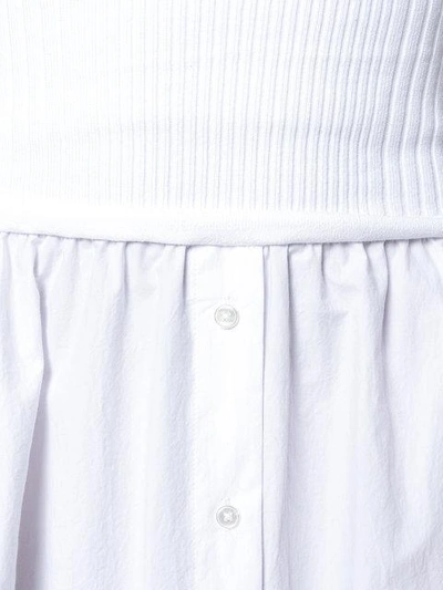Shop Alexander Wang Button Up Skirt - White