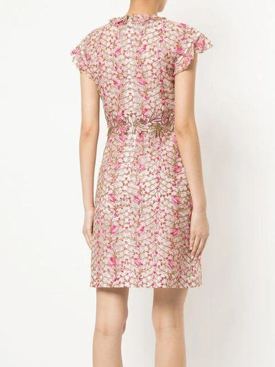 Shop Giambattista Valli Floral Embroidery Dress