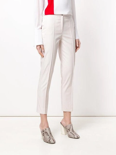 Shop Jil Sander Cropped Tailored Trousers