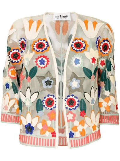 Shop Caban Romantic St. Tropez Jacket In Multicolour