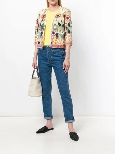 Shop Caban Romantic St. Tropez Jacket In Multicolour