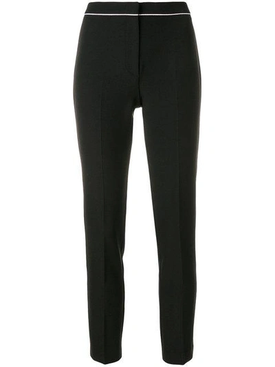Shop Blumarine Piped Skinny Trousers