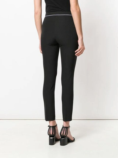 Shop Blumarine Piped Skinny Trousers