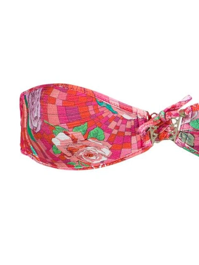 Amir Slama Strapless Bikini Set