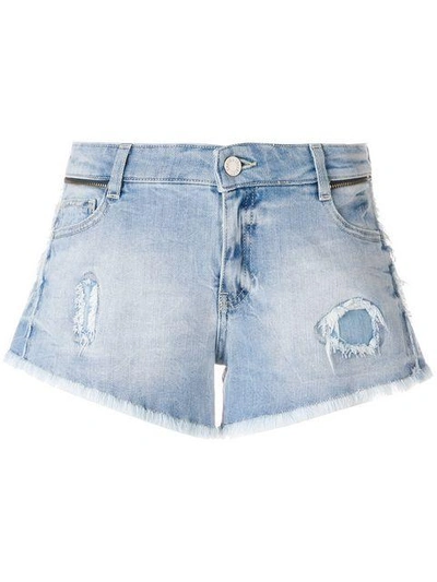 Shop Zadig & Voltaire Fitted Denim Shorts