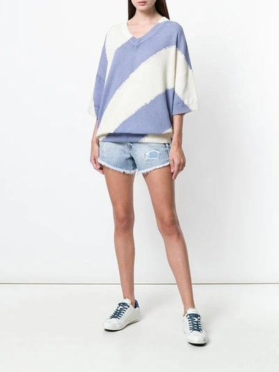 Shop Zadig & Voltaire Fitted Denim Shorts