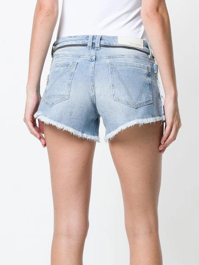 Shop Zadig & Voltaire Fitted Denim Shorts