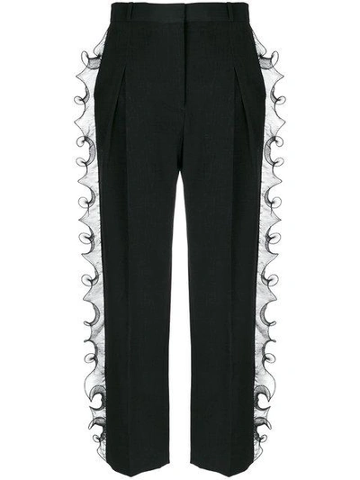 Shop Stella Mccartney Ruffle Trim Trousers