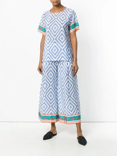 Shop Antonia Zander Malina Trousers - Blue