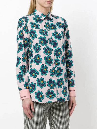 Shop Paul Smith Floral Print Shirt In Multicolour