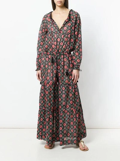 floral-print jumpsuit