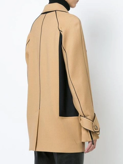Shop Kimora Lee Simmons The Compact Peacoat In Neutrals