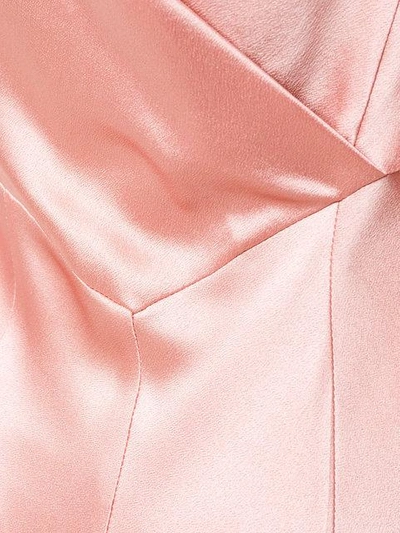 Shop Alberta Ferretti Cowl Neck Slip Gown - Pink