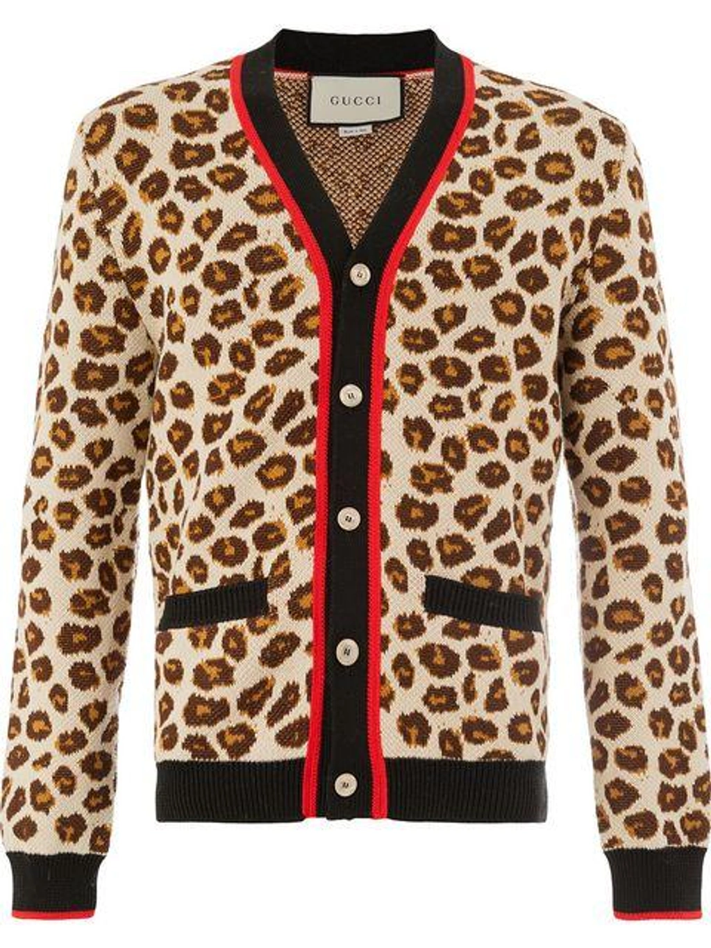 Gucci cheetah sweater hotsell