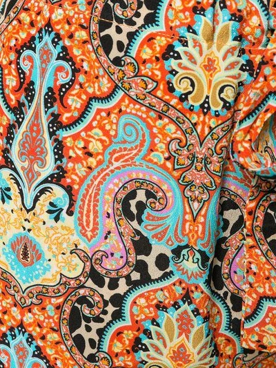 Shop Etro Bohemian Print Trousers - Multicolour