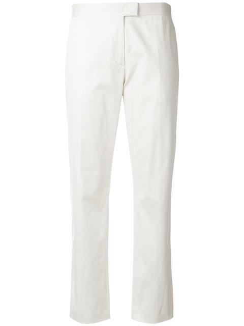 Ps By Paul Smith Cropped High Waisted Trousers - White | ModeSens