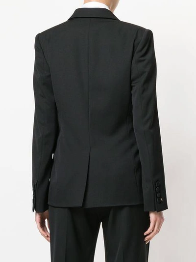 Shop Stella Mccartney Fitted Blazer Jacket In Black