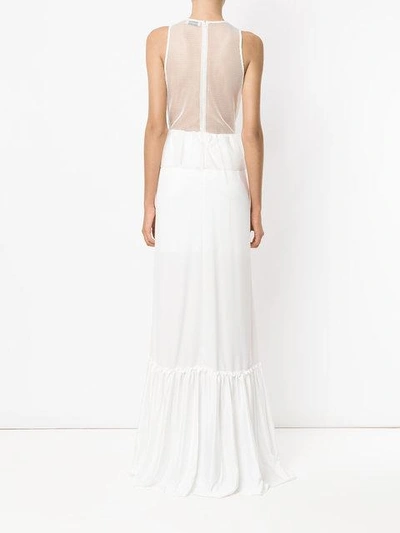 Shop Olympiah Lace Long Dress - White
