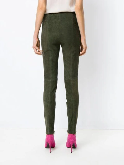 Shop Tufi Duek Skinny Pants In Green