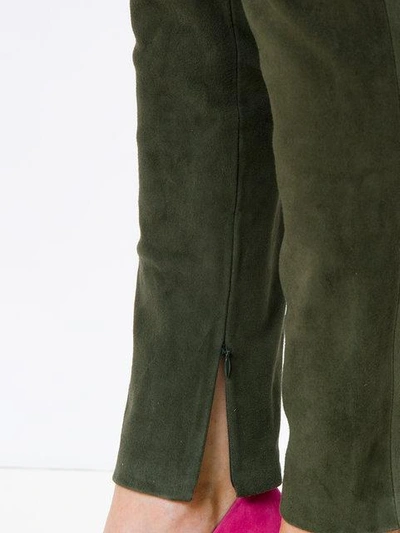 Tufi Duek Skinny Pants In Green | ModeSens