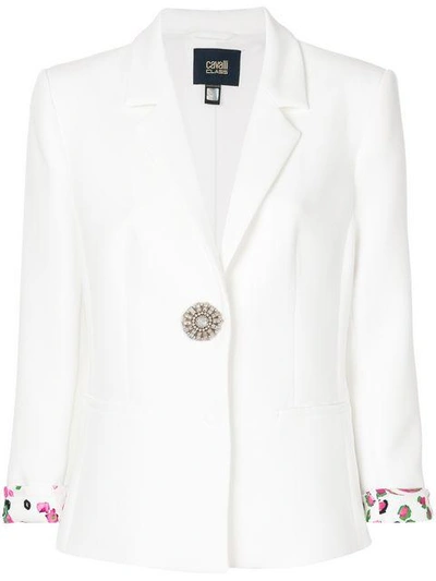 Shop Cavalli Class Rolled In White