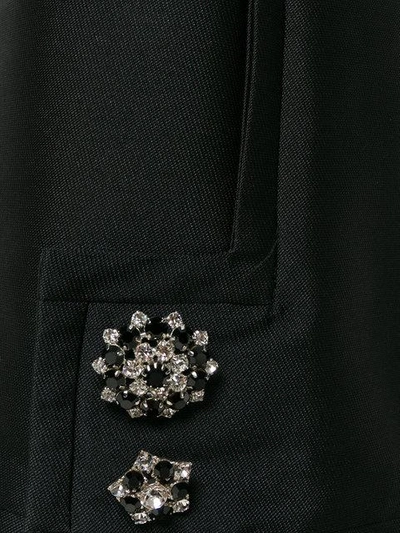 Shop N°21 Embellished Flared Trousers In 9000 Black