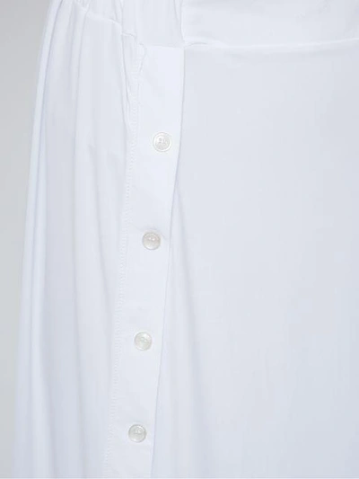 Amir Slama Side Slits Skirt In White