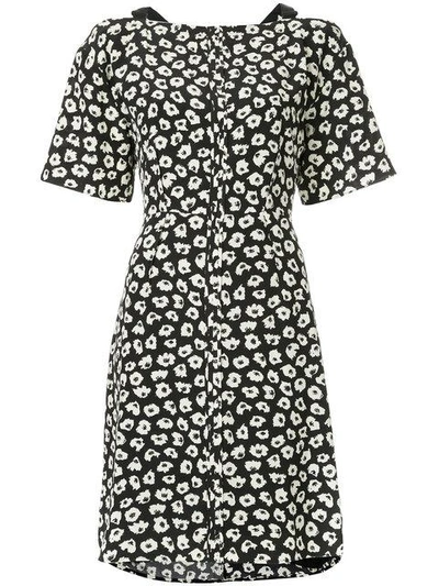 Shop Proenza Schouler Short Sleeve Dress In Black